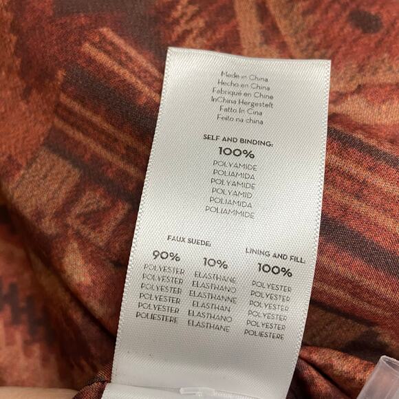 MOTHER The Tip Off Fringed Faux Suede Quilted Shell Jacket Size XS NWOT - Picture 14 of 16